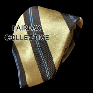 【FAIRFAX COLLECTIVE】ブラウン系　ストライプ　日本製